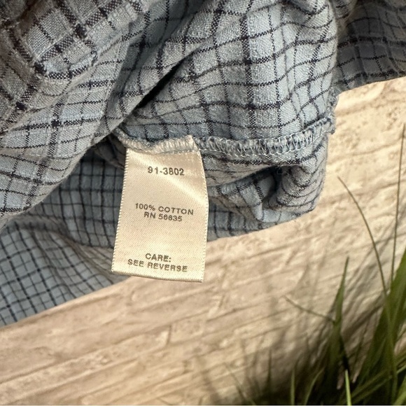 Cabela’s Button Down Shirt Women’s 2XL Checkered 100%‎ cotton - Picture 4 of 4